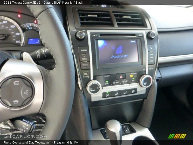 Classic Silver Metallic / Black 2012 Toyota Camry SE V6