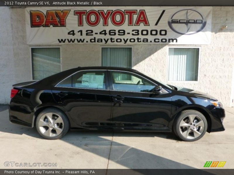 Attitude Black Metallic / Black 2012 Toyota Camry SE V6