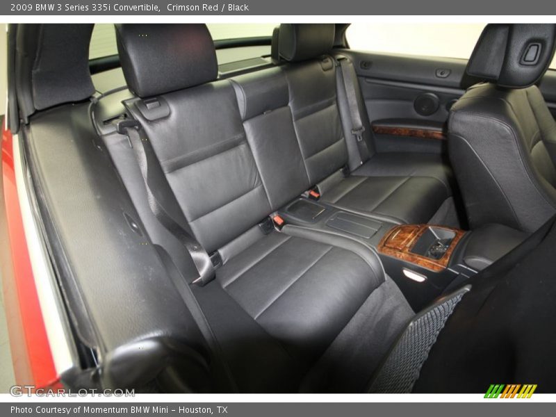 Rear Seat of 2009 3 Series 335i Convertible
