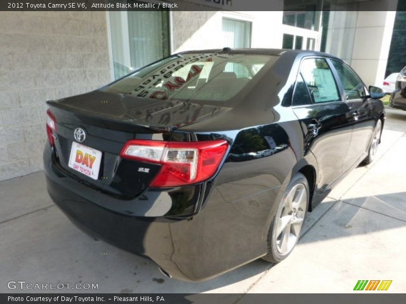 Attitude Black Metallic / Black 2012 Toyota Camry SE V6