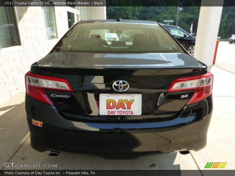 Attitude Black Metallic / Black 2012 Toyota Camry SE V6