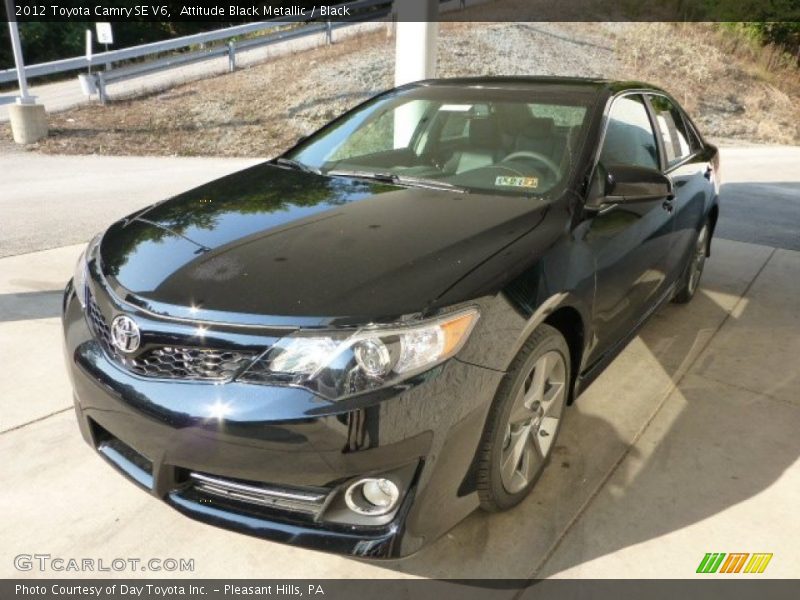 Attitude Black Metallic / Black 2012 Toyota Camry SE V6