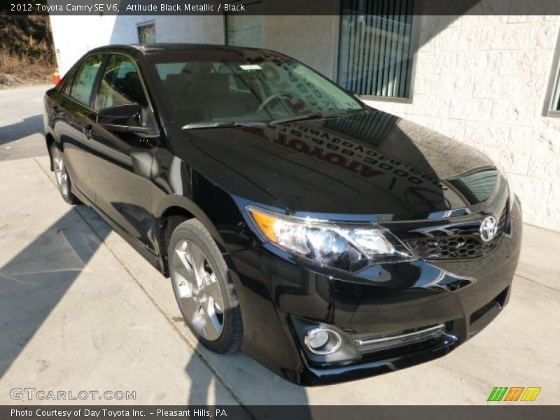 Attitude Black Metallic / Black 2012 Toyota Camry SE V6