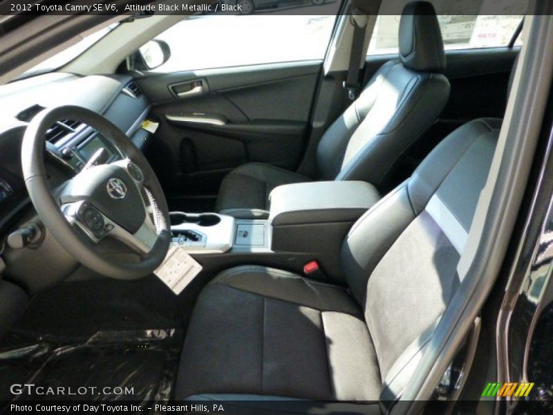 Attitude Black Metallic / Black 2012 Toyota Camry SE V6