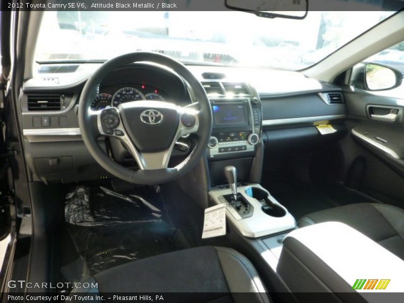 Attitude Black Metallic / Black 2012 Toyota Camry SE V6