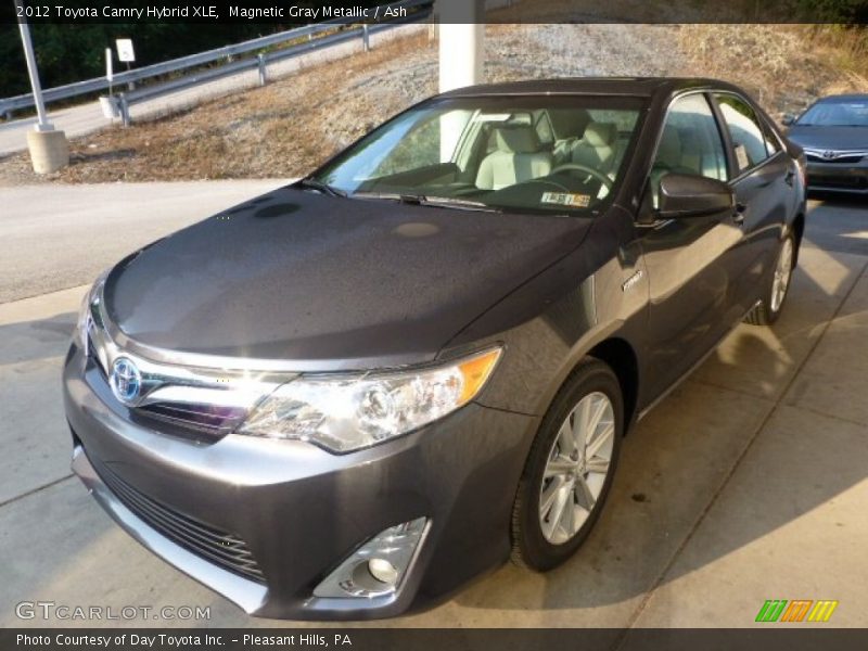Magnetic Gray Metallic / Ash 2012 Toyota Camry Hybrid XLE