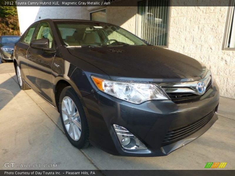 Magnetic Gray Metallic / Ash 2012 Toyota Camry Hybrid XLE