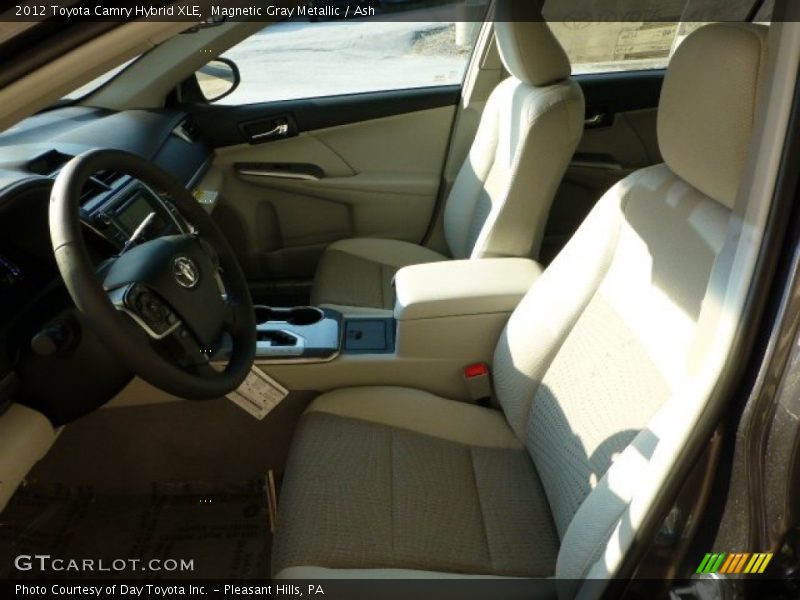 Magnetic Gray Metallic / Ash 2012 Toyota Camry Hybrid XLE