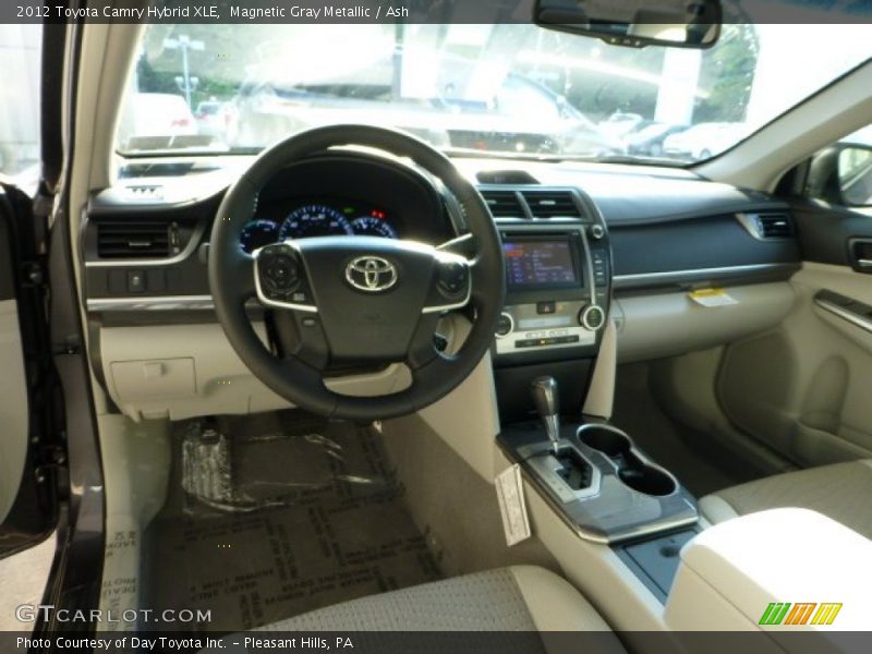 Magnetic Gray Metallic / Ash 2012 Toyota Camry Hybrid XLE