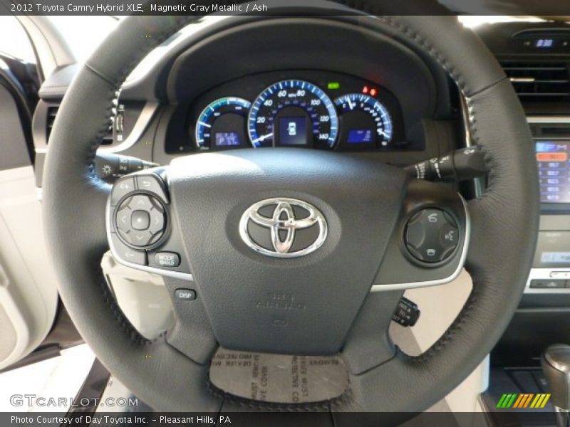 Magnetic Gray Metallic / Ash 2012 Toyota Camry Hybrid XLE