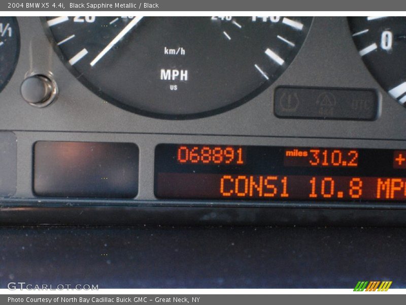 Black Sapphire Metallic / Black 2004 BMW X5 4.4i