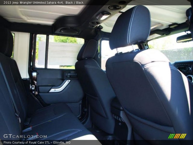 Black / Black 2013 Jeep Wrangler Unlimited Sahara 4x4