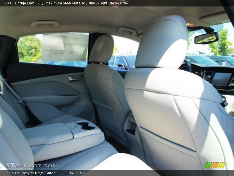 Maximum Steel Metallic / Black/Light Diesel Gray 2013 Dodge Dart SXT