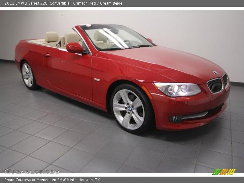 Crimson Red / Cream Beige 2011 BMW 3 Series 328i Convertible