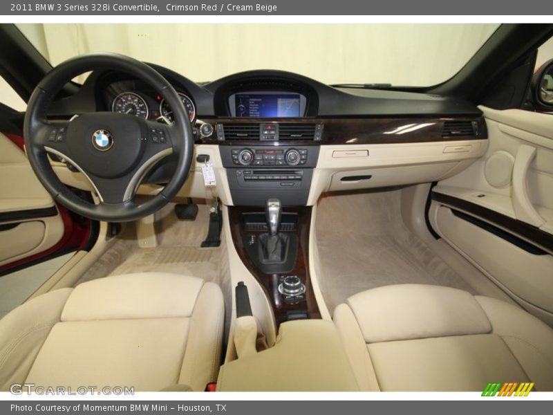 Crimson Red / Cream Beige 2011 BMW 3 Series 328i Convertible
