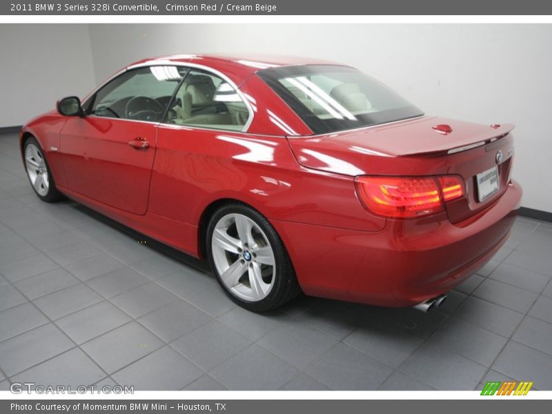 Crimson Red / Cream Beige 2011 BMW 3 Series 328i Convertible