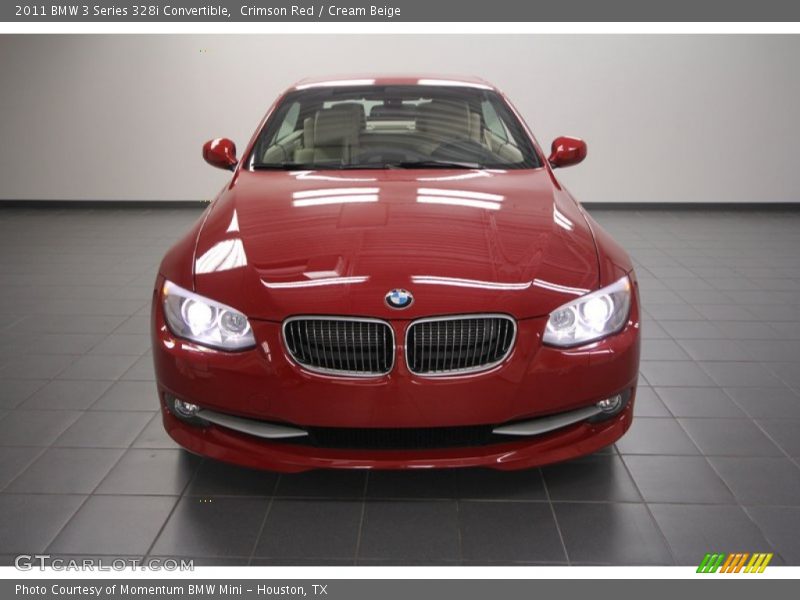 Crimson Red / Cream Beige 2011 BMW 3 Series 328i Convertible
