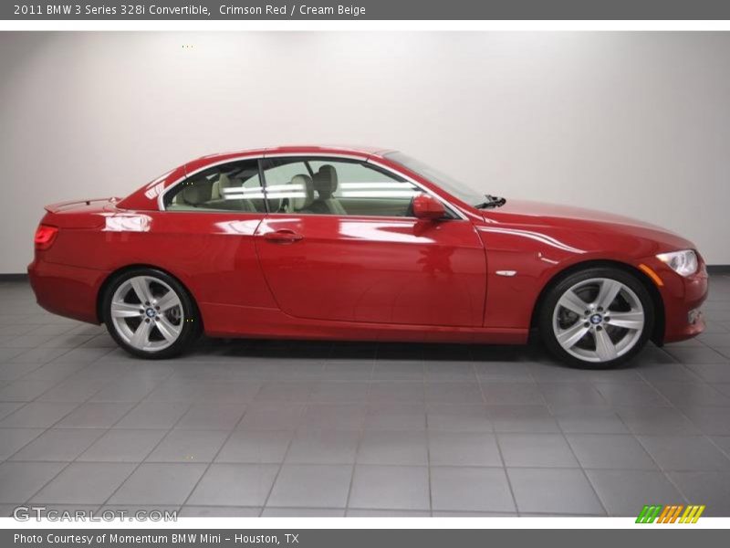 Crimson Red / Cream Beige 2011 BMW 3 Series 328i Convertible
