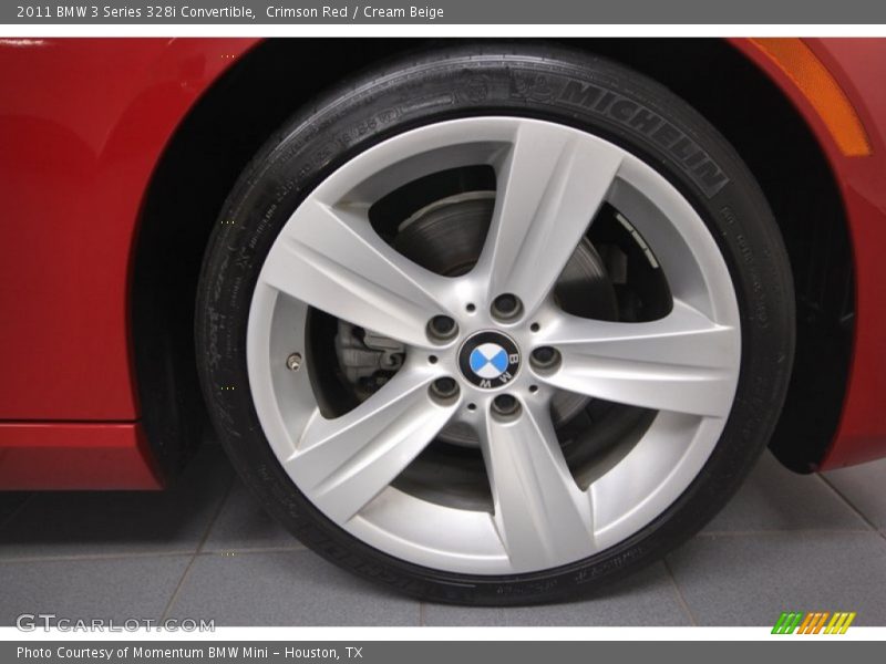 Crimson Red / Cream Beige 2011 BMW 3 Series 328i Convertible