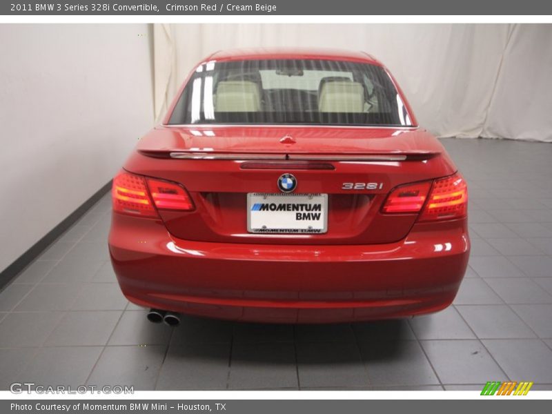 Crimson Red / Cream Beige 2011 BMW 3 Series 328i Convertible