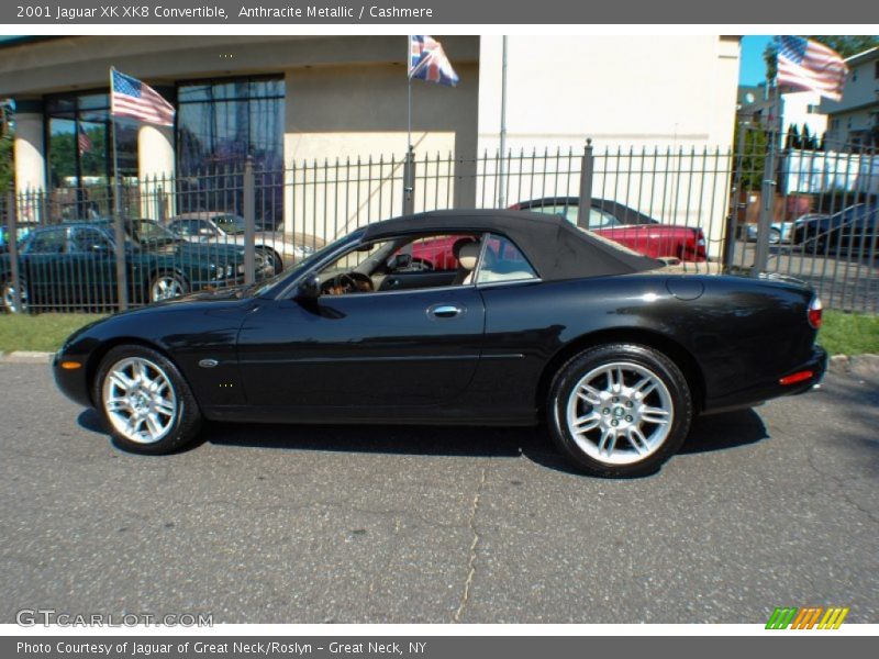 Anthracite Metallic / Cashmere 2001 Jaguar XK XK8 Convertible