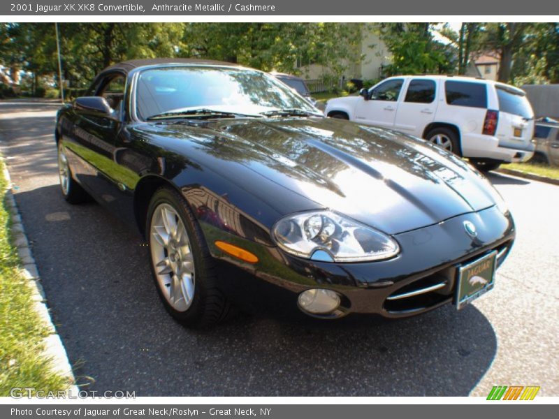 Anthracite Metallic / Cashmere 2001 Jaguar XK XK8 Convertible