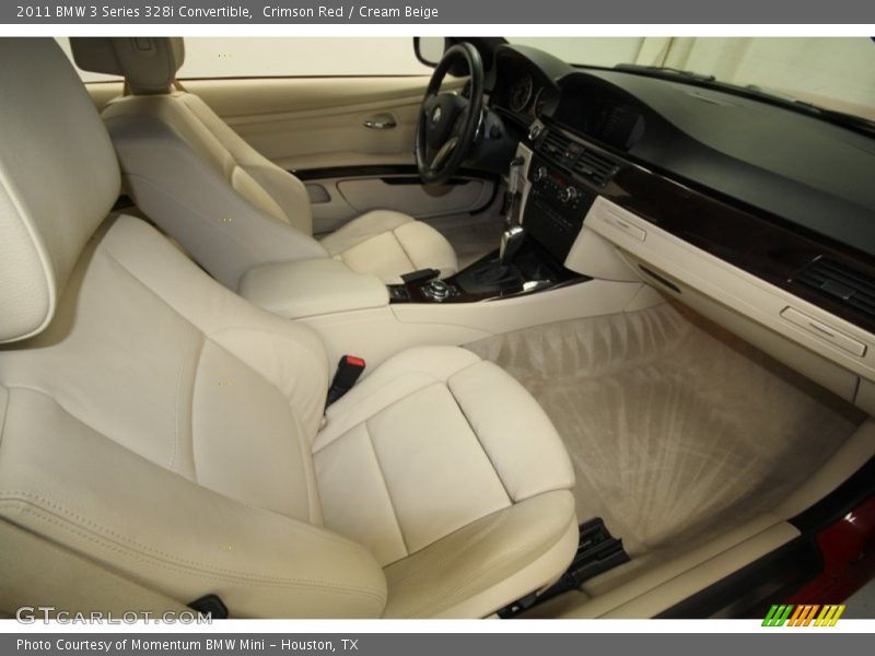Crimson Red / Cream Beige 2011 BMW 3 Series 328i Convertible