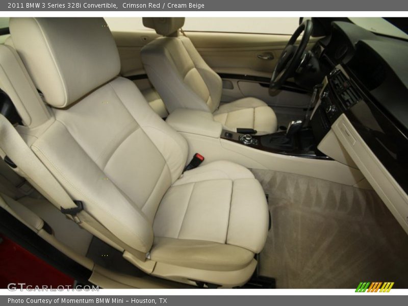 Crimson Red / Cream Beige 2011 BMW 3 Series 328i Convertible