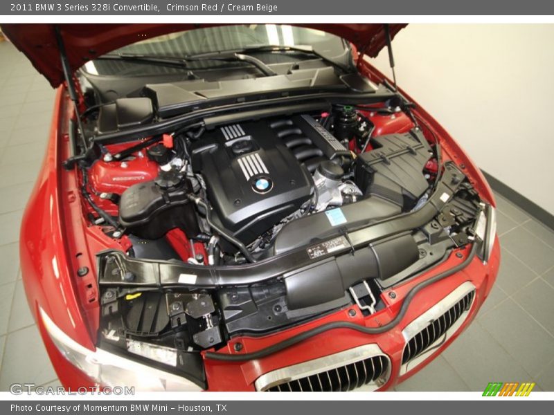 Crimson Red / Cream Beige 2011 BMW 3 Series 328i Convertible