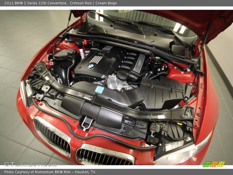 Crimson Red / Cream Beige 2011 BMW 3 Series 328i Convertible