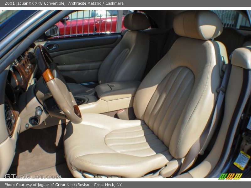 Anthracite Metallic / Cashmere 2001 Jaguar XK XK8 Convertible