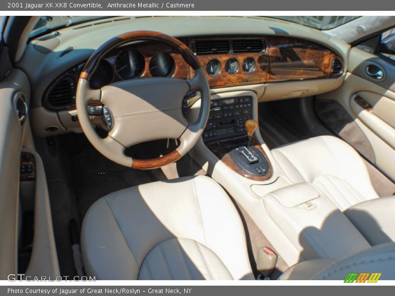 Anthracite Metallic / Cashmere 2001 Jaguar XK XK8 Convertible