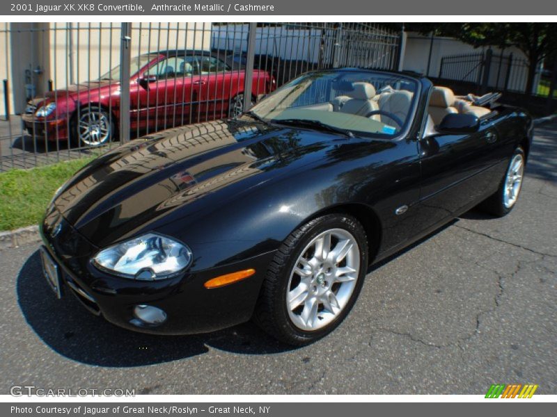 Anthracite Metallic / Cashmere 2001 Jaguar XK XK8 Convertible