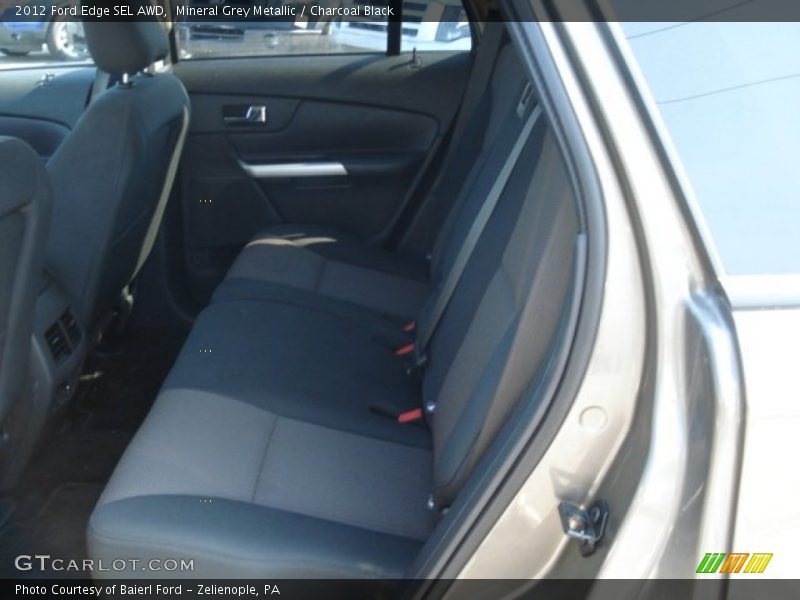 Mineral Grey Metallic / Charcoal Black 2012 Ford Edge SEL AWD