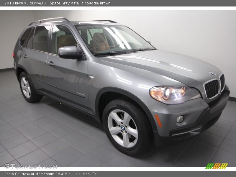 Space Grey Metallic / Saddle Brown 2010 BMW X5 xDrive30i