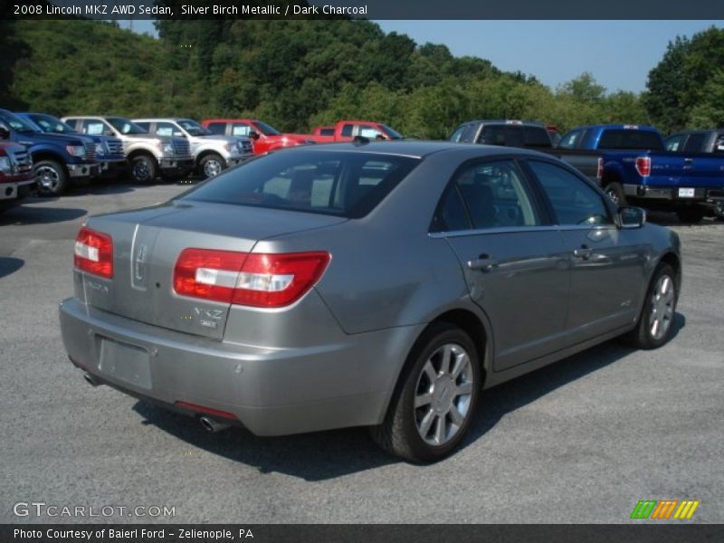 Silver Birch Metallic / Dark Charcoal 2008 Lincoln MKZ AWD Sedan