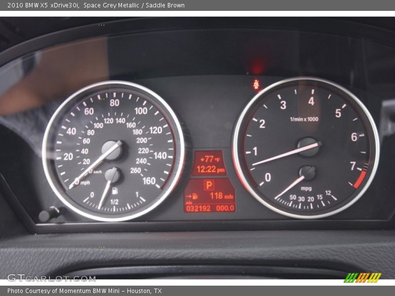 Space Grey Metallic / Saddle Brown 2010 BMW X5 xDrive30i