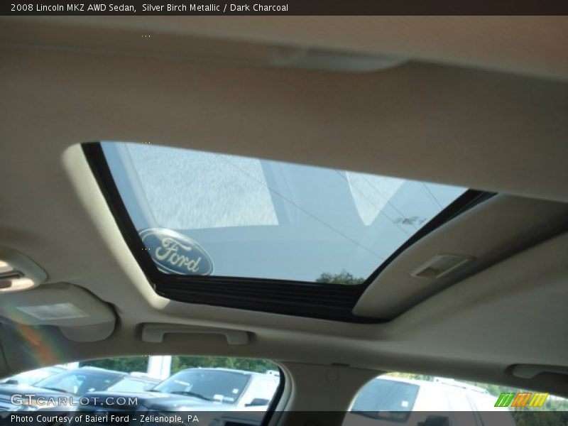 Silver Birch Metallic / Dark Charcoal 2008 Lincoln MKZ AWD Sedan