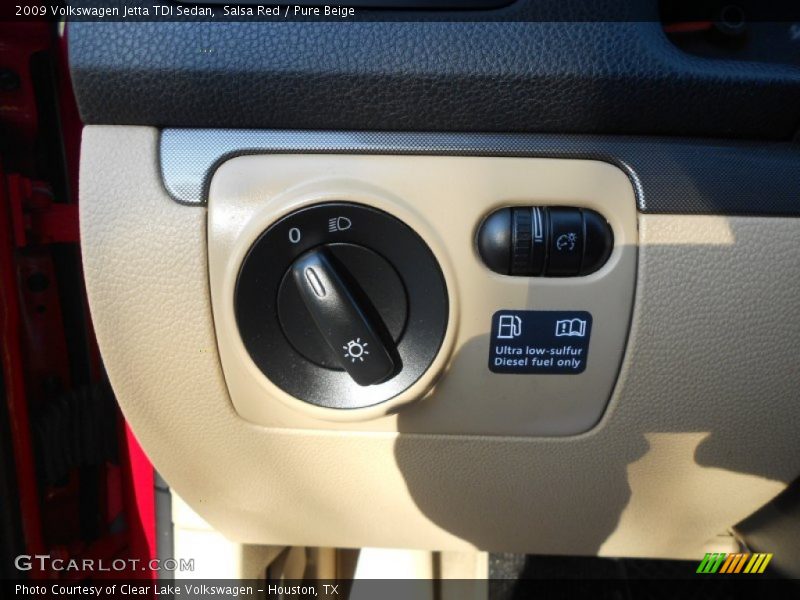 Salsa Red / Pure Beige 2009 Volkswagen Jetta TDI Sedan