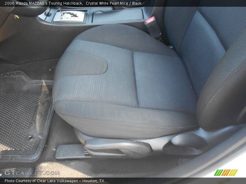 Crystal White Pearl Mica / Black 2008 Mazda MAZDA3 s Touring Hatchback