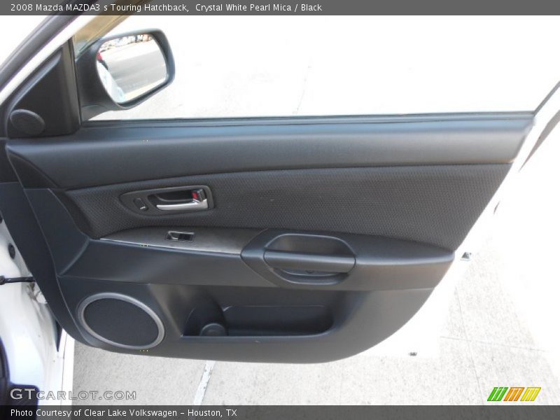 Crystal White Pearl Mica / Black 2008 Mazda MAZDA3 s Touring Hatchback