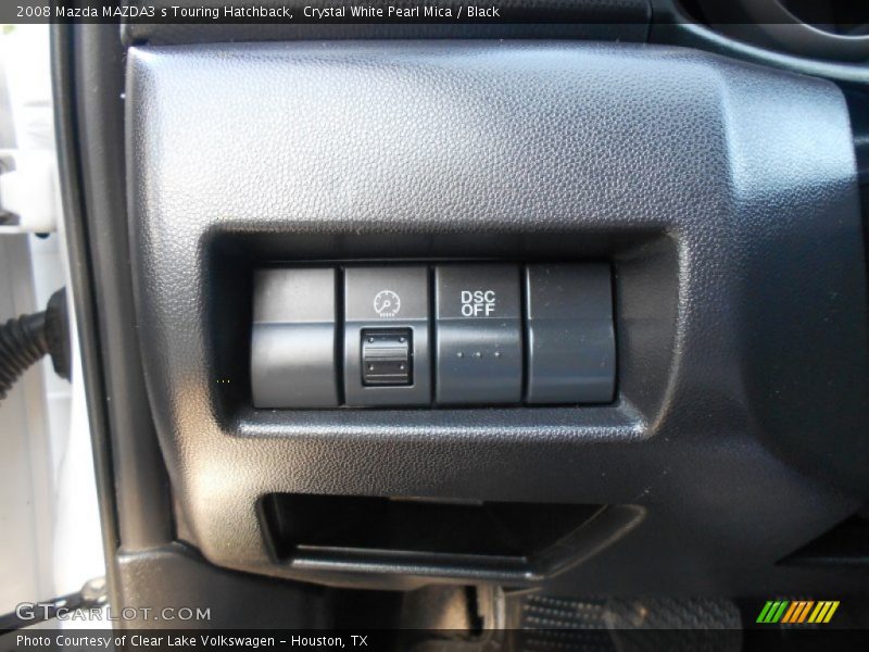 Crystal White Pearl Mica / Black 2008 Mazda MAZDA3 s Touring Hatchback