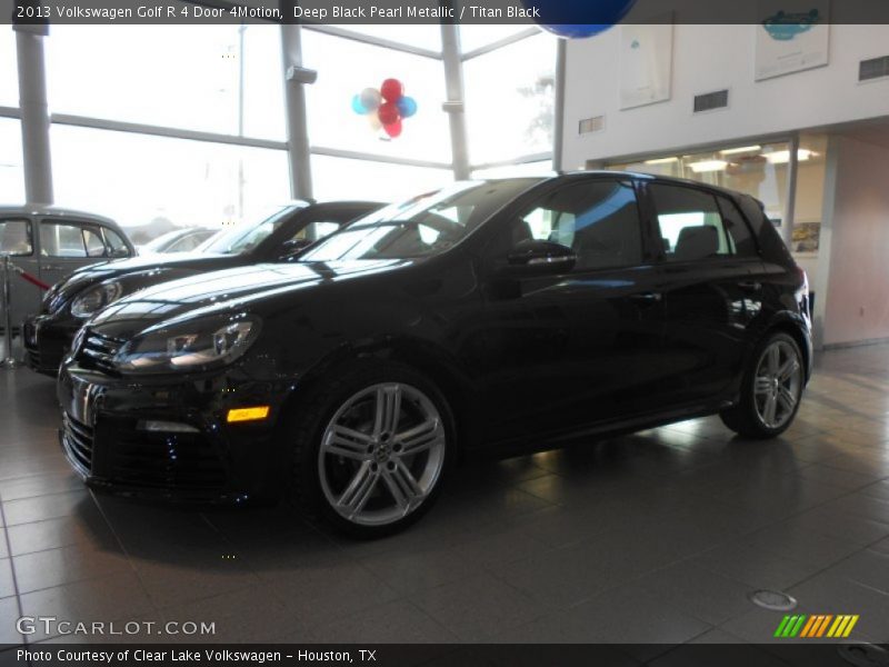 Deep Black Pearl Metallic / Titan Black 2013 Volkswagen Golf R 4 Door 4Motion