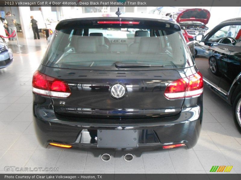 Deep Black Pearl Metallic / Titan Black 2013 Volkswagen Golf R 4 Door 4Motion