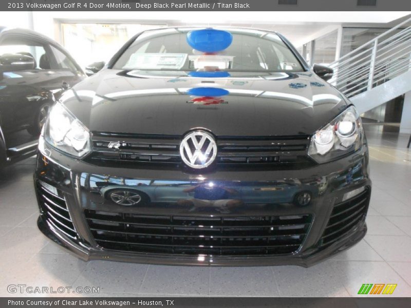 Deep Black Pearl Metallic / Titan Black 2013 Volkswagen Golf R 4 Door 4Motion