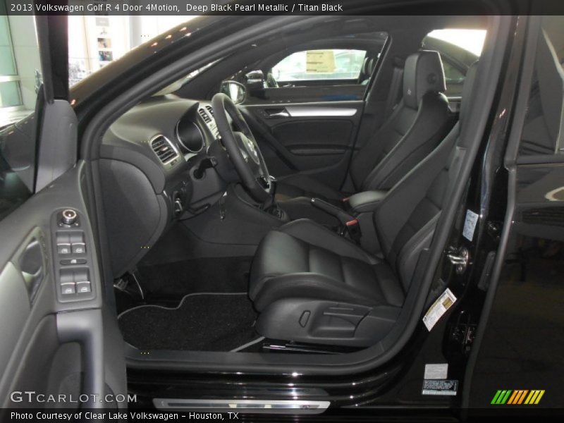 Deep Black Pearl Metallic / Titan Black 2013 Volkswagen Golf R 4 Door 4Motion