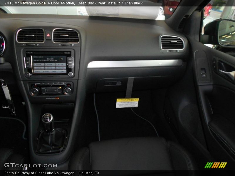 Deep Black Pearl Metallic / Titan Black 2013 Volkswagen Golf R 4 Door 4Motion