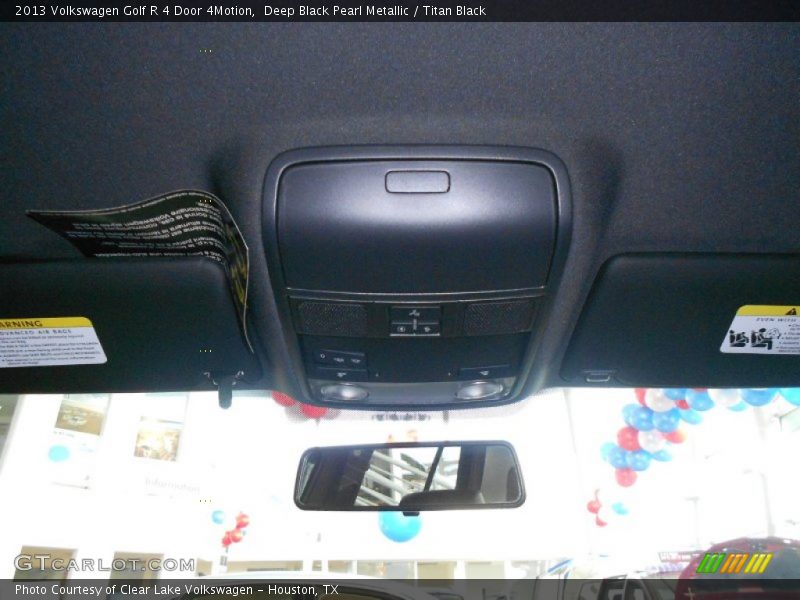Deep Black Pearl Metallic / Titan Black 2013 Volkswagen Golf R 4 Door 4Motion