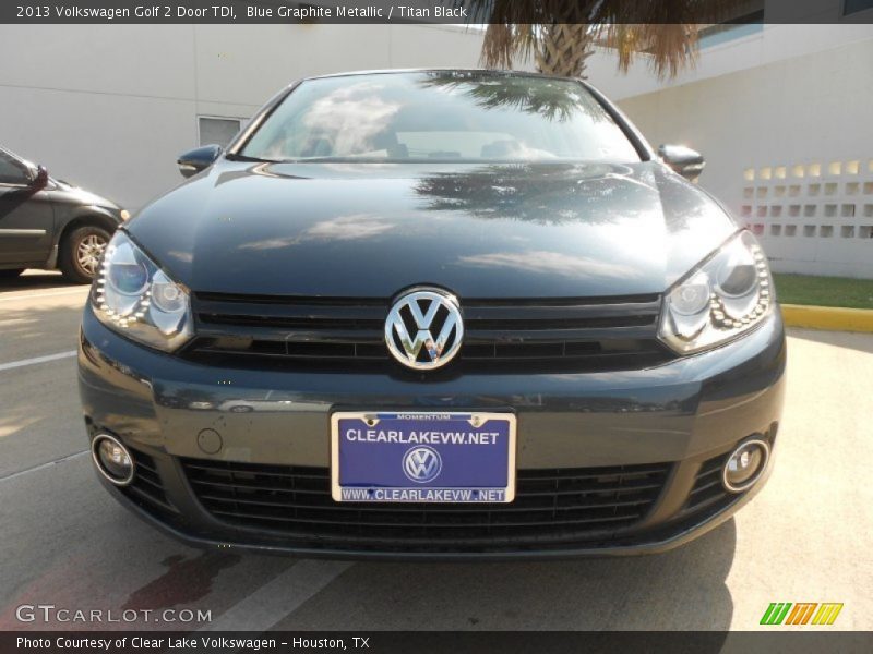 Blue Graphite Metallic / Titan Black 2013 Volkswagen Golf 2 Door TDI