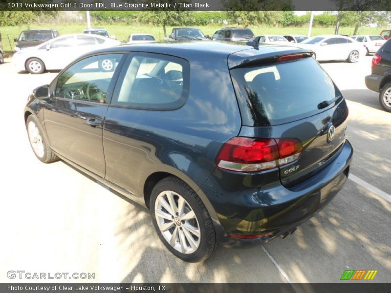 Blue Graphite Metallic / Titan Black 2013 Volkswagen Golf 2 Door TDI